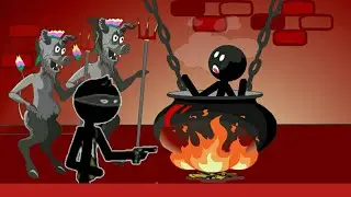 Stickman mentalist kill Barber (android gameplay)