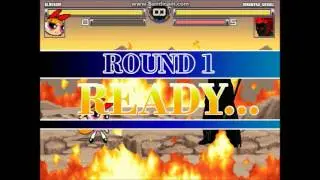 MUGEN -Denied- DG's Blossom takes a shot at the Magatsu