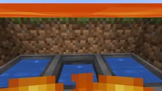 There is no reaction of water with lava