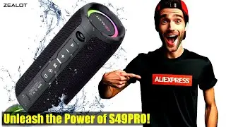 Ultimate ZEALOT S49PRO Portable Bluetooth Speaker Review and Demo | Best Waterproof Sound Box