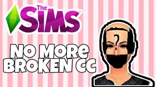 Sims4 solve broken CC Install Sims tray importer download CC  safely سيمز4 طريقه آمنه لتحميل المودات