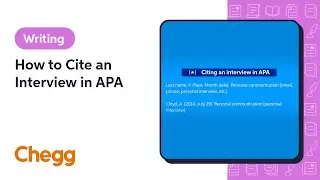 How to Cite an Interview in APA | EasyBib