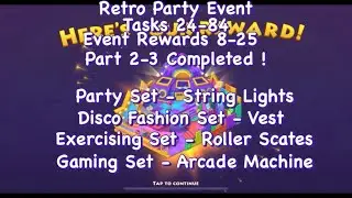 Township : Retro Party Event | Merge Event | Tasks & Rewards | Part 2-3 @TownshipPro1