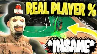 *NEW* HOW TO MAKE EVERY SHOT w/ REAL PLAYER % in 2K22 (FEBRUARY 2022)