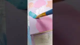 Nápad na darček-ručne maľovaný zápisník 🎨 