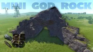 Triple Bunker Mini GOD ROCK Base Design | RUST 2026