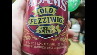 SAMUEL ADAMS CHRISTMAS OLD FEZZIWIG BROWN ALE RG BEER REVIEW TOOLS. # 1067