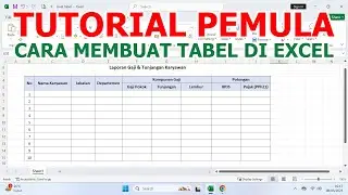 Cara Membuat Tabel di Excel dengan Mudah