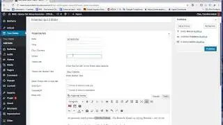 How to add a date in Wordpress