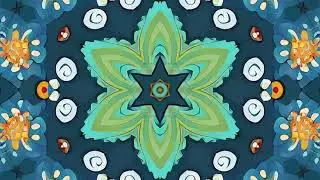 По мотивам народного орнамента. Футаж free loop 5