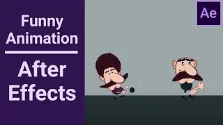 Funny character animation in After Effects