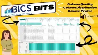 BICS BITS #1: Column Data Composition and Quality in Power BI Query Editor