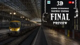 3D Gaming Final Railway Station Environment | Unreal Engine 5 