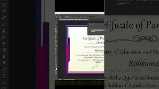 How to Edit Name on A Certificate in Adobe Photoshop? 