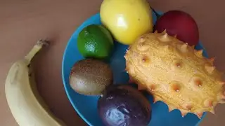 Пробуем екзотические фрукты🍌🥝! Обзор на екзотику.