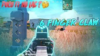 [PUBG MOBILE] 6 FINGER CLAW | POCO F1 LAG IN MIUI 12 🤔