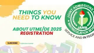JAMB 2026: DETAILED PROCEDURE ON HOW TO REGISTER UTME/DE 2026. |Step by step| must watch video.