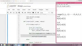 Dynamic Array Implementation in Python Part 5 | Insertion at given index position