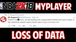 I lost my MyPlayer saved data NBA 2K18 solution! R.I.P MyPlayer! Official 2K Plug