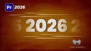 Timeline Scrolling Animation In Premiere Pro 2026 | HINDI |