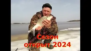 Первая Рыбалка по ОТКРЫТОЙ ВОДЕ с Удочкой 2024 .Ловля Леща Краснопёрки на Поплавок .