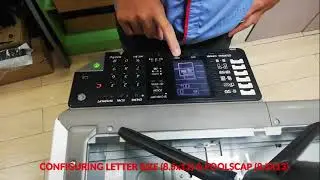 Configuring Paper Size on Sharp AR-6020 NV, AR-6023NV and AR-6031NV