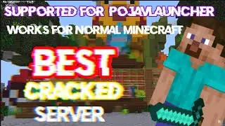 BEST CRACKED MINECRAFT SERVER 1.8-1.19 [Works For Pojavlauncher And Non Cracked Minecraft]
