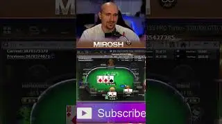 я мисскликнул) #shorts #mirosh #poker #shortvideo #highlights  #pokeronline #gg #pokeronlinebetting