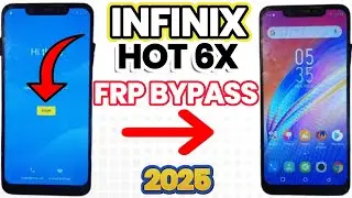 infinix hot 6x Frp Bypass Without PC 2025 (W6502) Frp Bypass Without Pc | Android 9 & 10