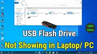 How to Fix USB Drive not Showing in Laptop/ PC | Windows 11/10/8/7  [Easy Method in Hindi]