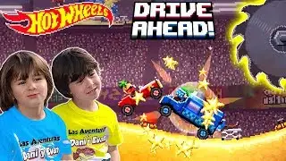 HOT WEELS DRIVE AHEAD 🏎DANI y EVAN juegan a el REY de la COLINA! 😱juegos y aplicaciones para niños