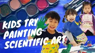 KIDS TRY PAINTING SCIENTIFIC ART?!?| The 2019 Art of Quantum Nanoscience Contest!