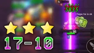 Guardian Tales 17-10 Walkthrough (Full 3 Star) | Demon World Battlefield Center Path
