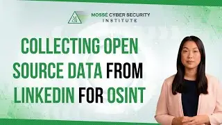 Collecting open source data from LinkedIn for OSINT