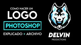 Plantilla de logo editable en Photoshop free
