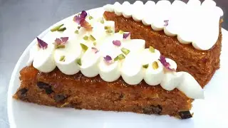 Carrot cake recipe / simple and easy carrot cake recipe