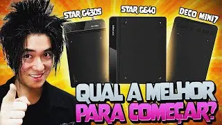 Qual a MELHOR MESA DIGITALIZADORA para INICIANTES | Sketch Crás ft. Thiago Spyked