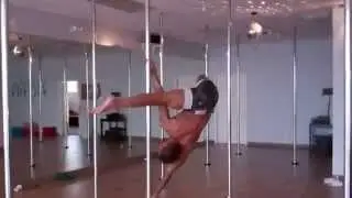 Epic Exotic Male Advanced Pole Dancer