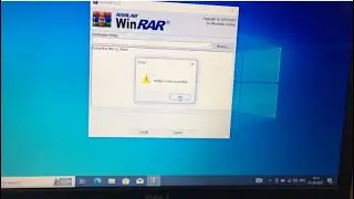 WinRAR - folder is not accessible- Problem Solved !