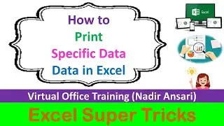 Quickly Print Specific Data Range in Excel