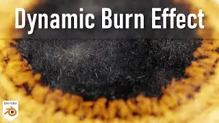 Dynamic Burn Effect For Mantaflow using Wetmaps [Blender 2.8+] | English