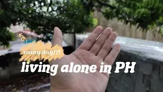 living alone in the Philippines | Clean With Me Vlog *partial cleaning, rainy day 🌧️