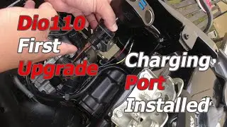 My Honda Dio110 First Upgrades/ Charging Port Installation Dio 110
