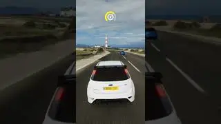 Intense street racing in Bamburgh #shorts #forzahorizon4