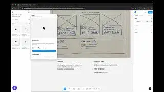 Creating a low fidelity footer component in Figma