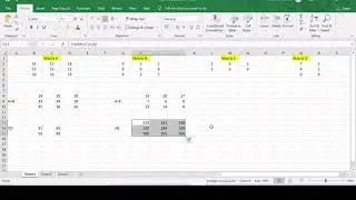 Functions of EXCEL for Matrix Operations | Matrix Addition, Multiplication, Inverse using Excel