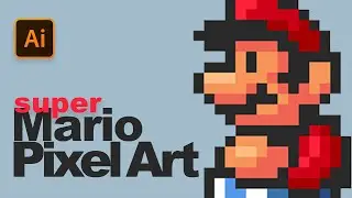Super Mario Pixel Art | Illustrator