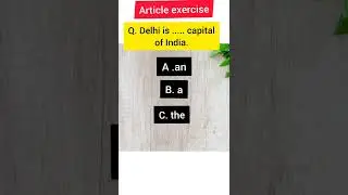 Article exercise 