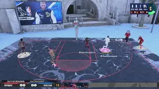 NBA 2K24 17 on his head