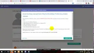 Cara Melihat Undangan PPGJ di Akun Sim PKB 2018
